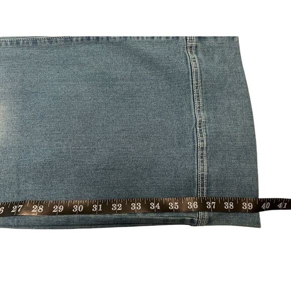 NWOT Flamingo Lightweight Light Wash Wide Leg Denim Pleated Front Jeans-Small-29 - Picture 14 of 14